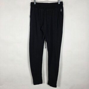 Free People Movement Athleisure Tapered Womens Small Black Jogger Sweatpants
